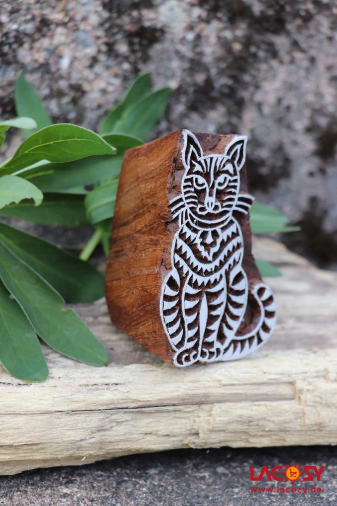 Holzstempel KATER – Bild 3