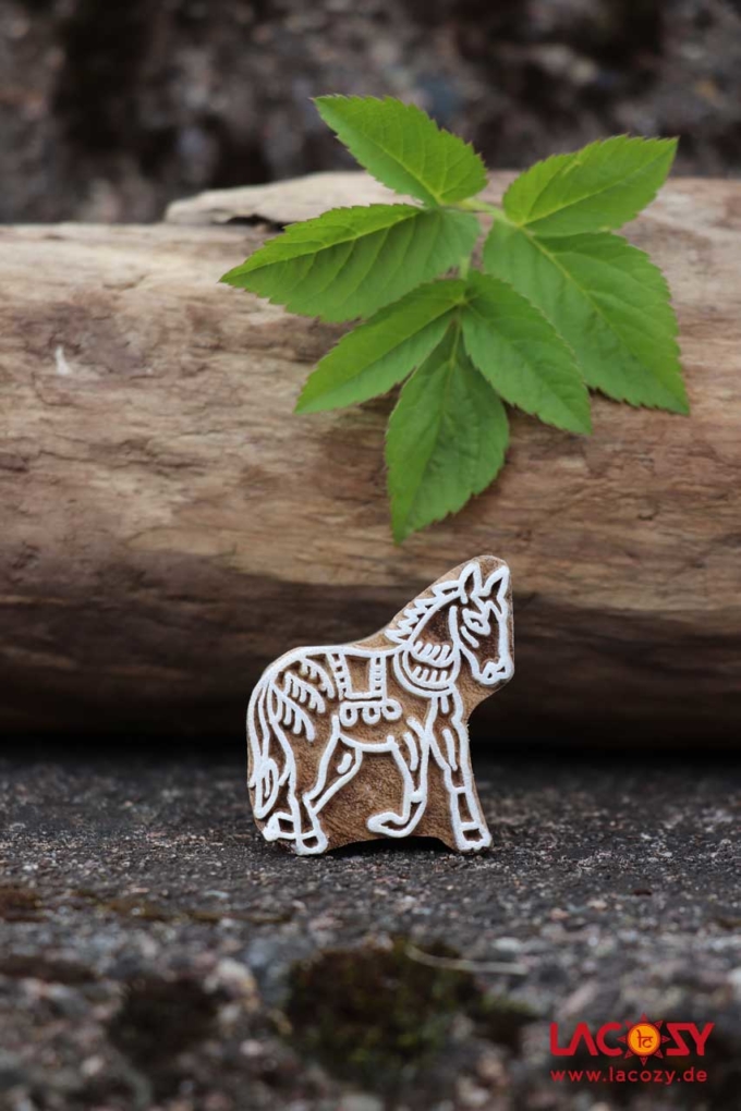 Holzstempel PFERD