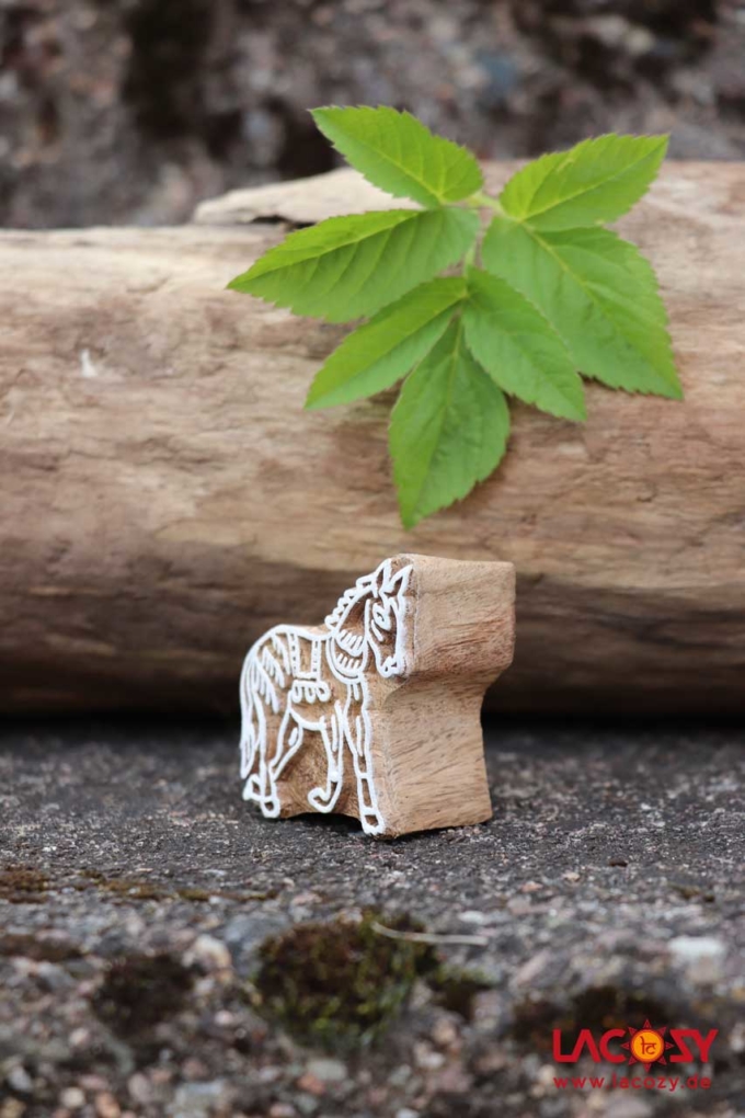Holzstempel PFERD – Bild 2