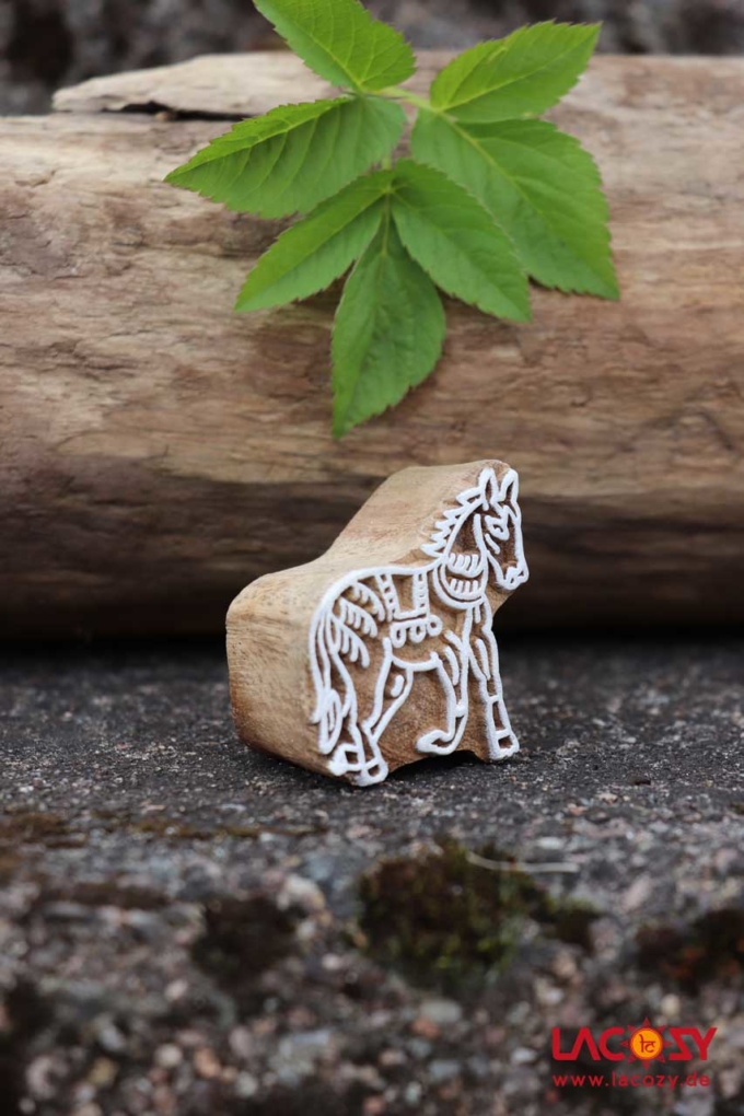 Holzstempel PFERD – Bild 3