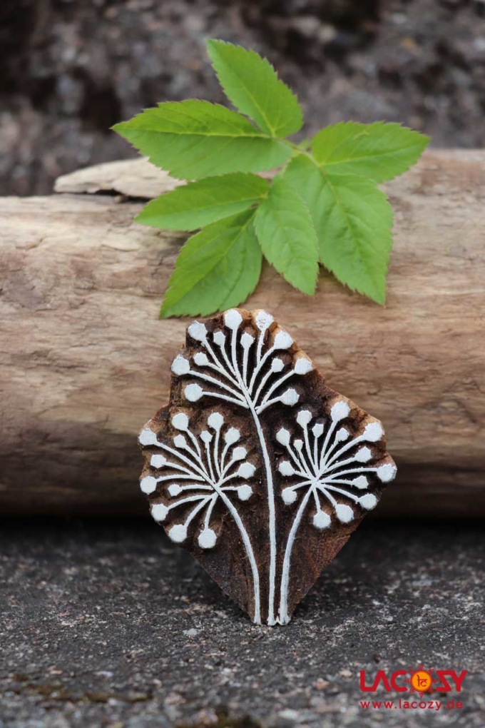 Holzstempel PUSTEBLUME – Bild 2
