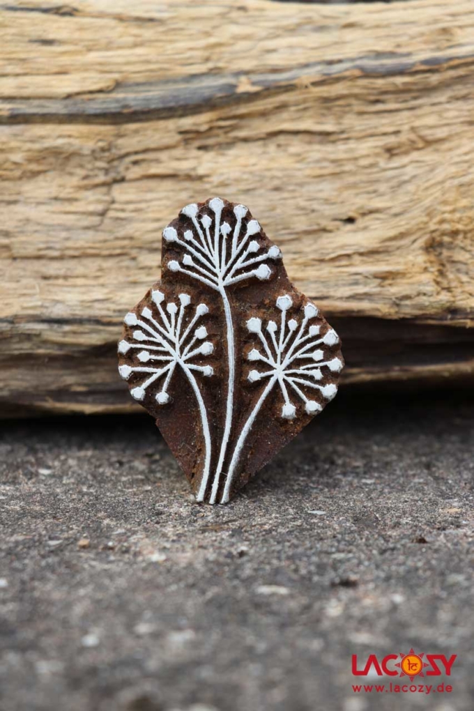 Holzstempel PUSTEBLUME Mini – Bild 2