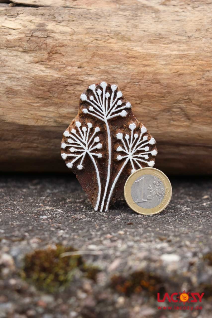 Holzstempel PUSTEBLUME Mini – Bild 4