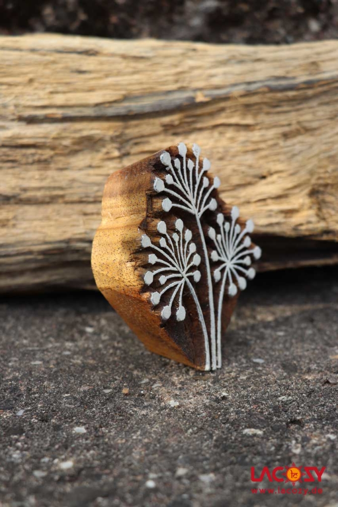 Holzstempel PUSTEBLUME Mini – Bild 5