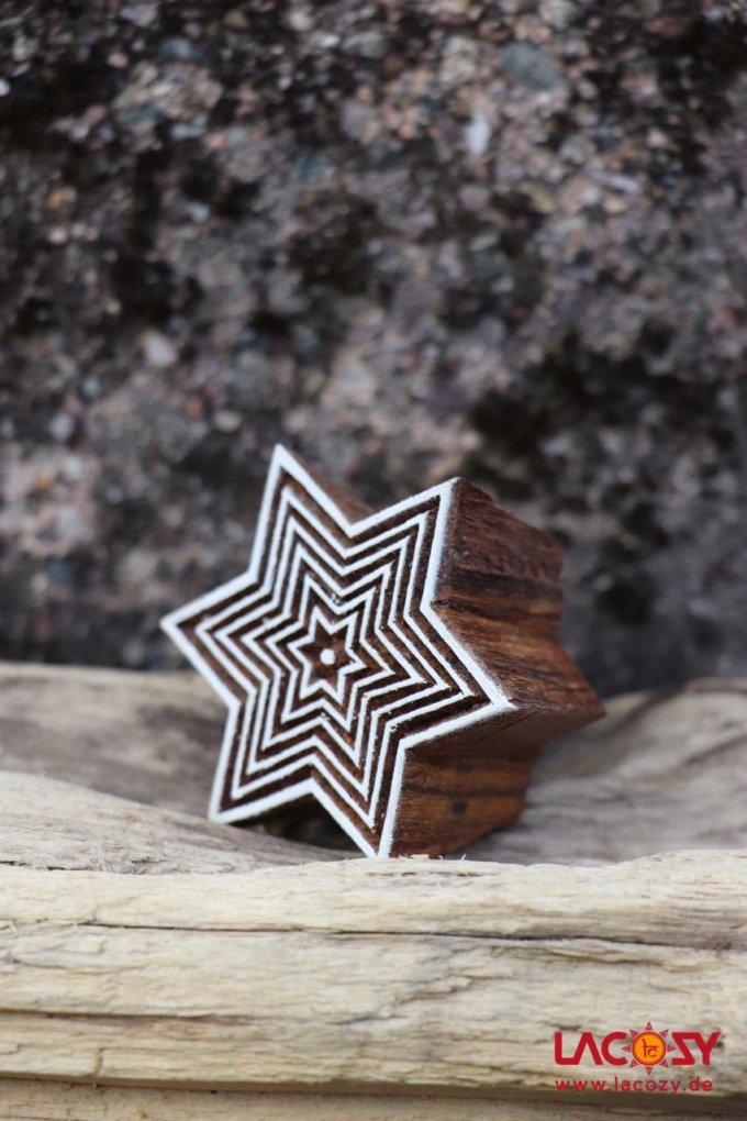 Holzstempel STERN – Bild 5