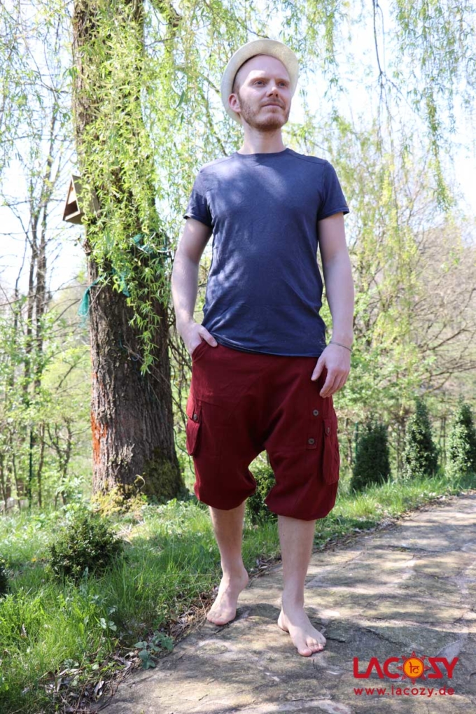 Kurze Afghani Unisex | Maroon – Bild 3