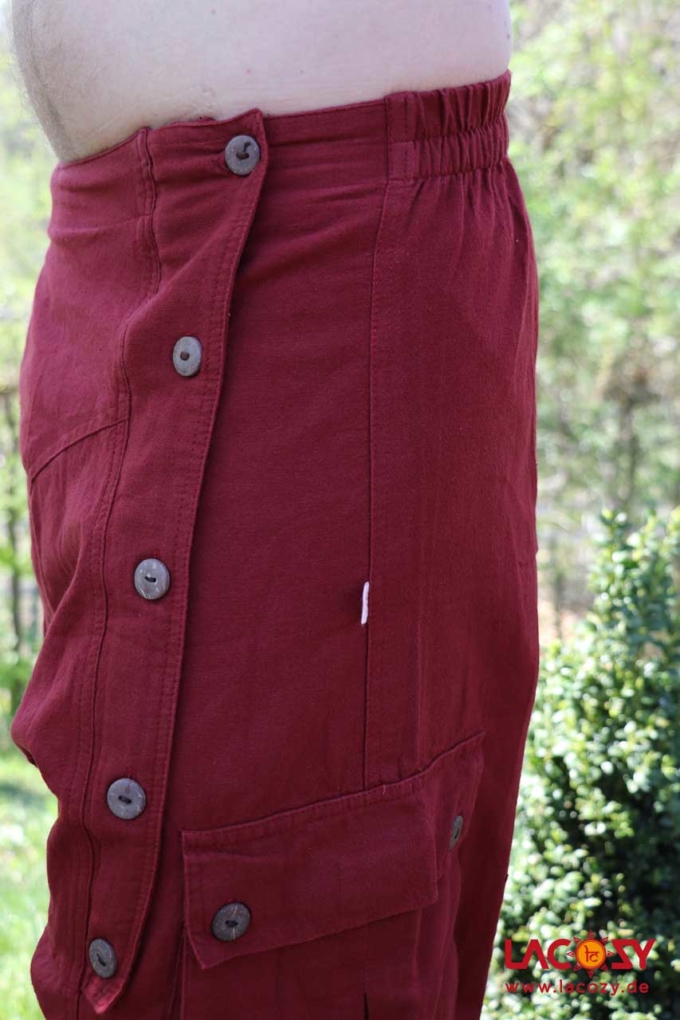 Kurze Afghani Unisex | Maroon – Bild 5