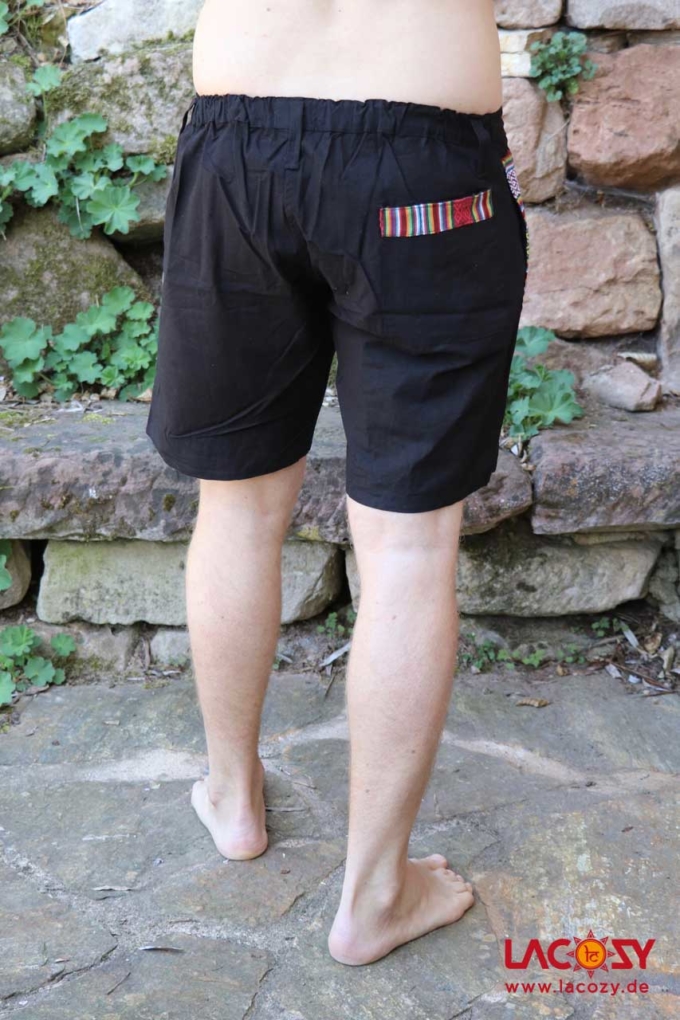 Freizeithose ETHNIC Herrenhose Herren | Schwarz – Bild 3