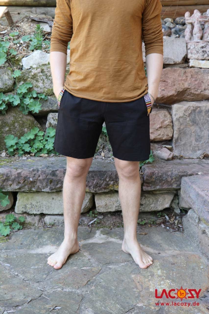 Freizeithose ETHNIC Herrenhose Herren | Schwarz – Bild 6