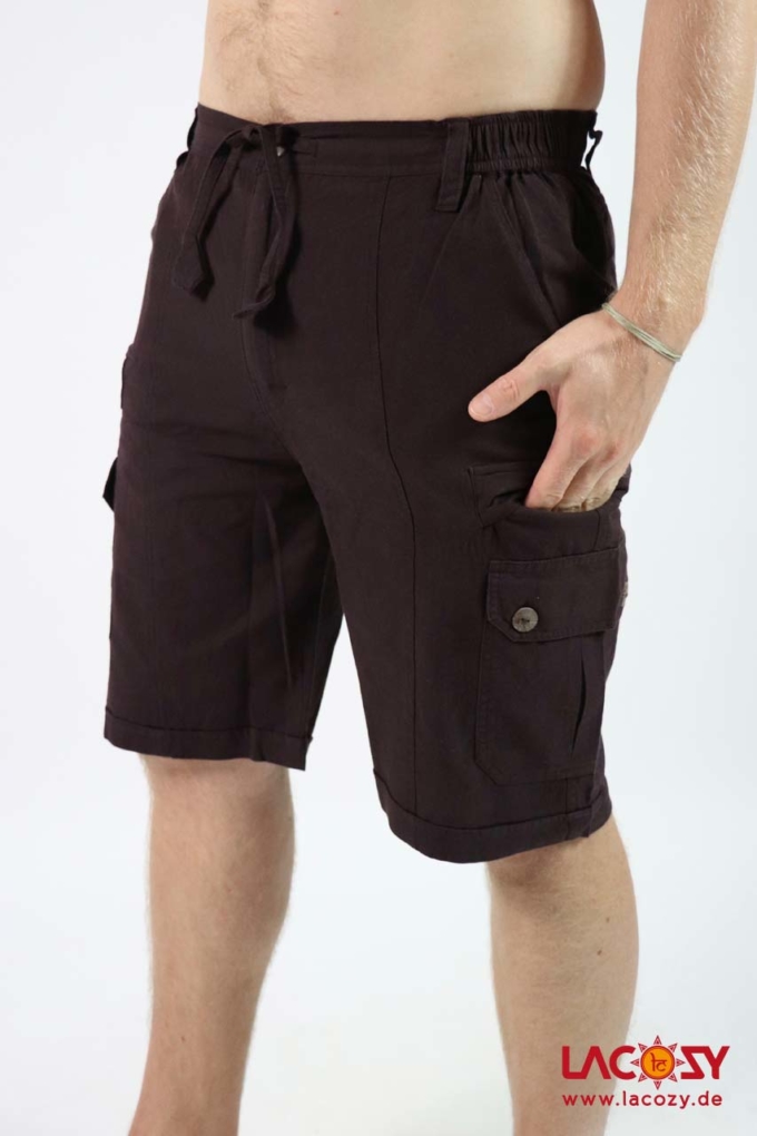 kurze Männerhose TIGO Bermuda Shorts Herren | BRAUN – Bild 5