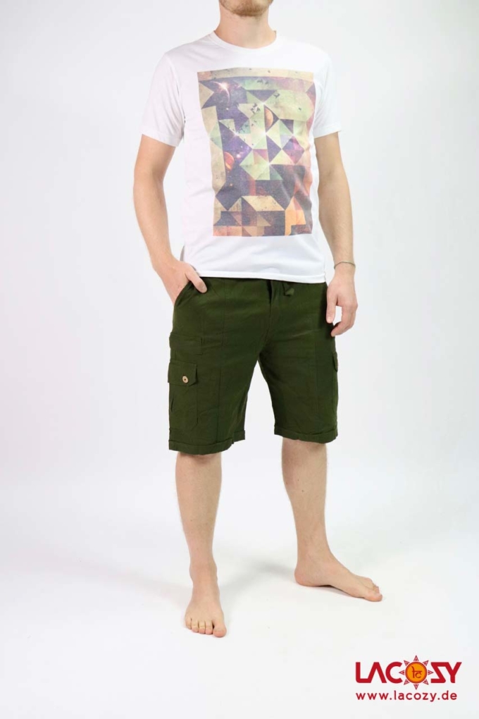 kurze Männerhose TIGO Bermuda Shorts Herren Khaki – Bild 5