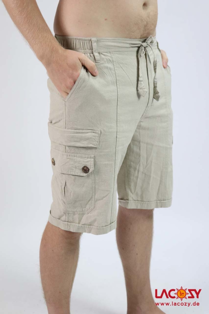 kurze Männerhose TIGO | Bermuda Shorts Herren | Natur – Bild 5