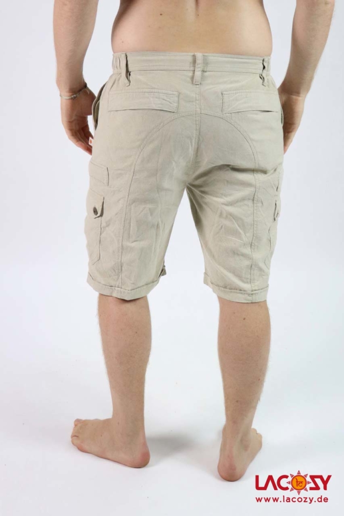 kurze Männerhose TIGO | Bermuda Shorts Herren | Natur – Bild 6