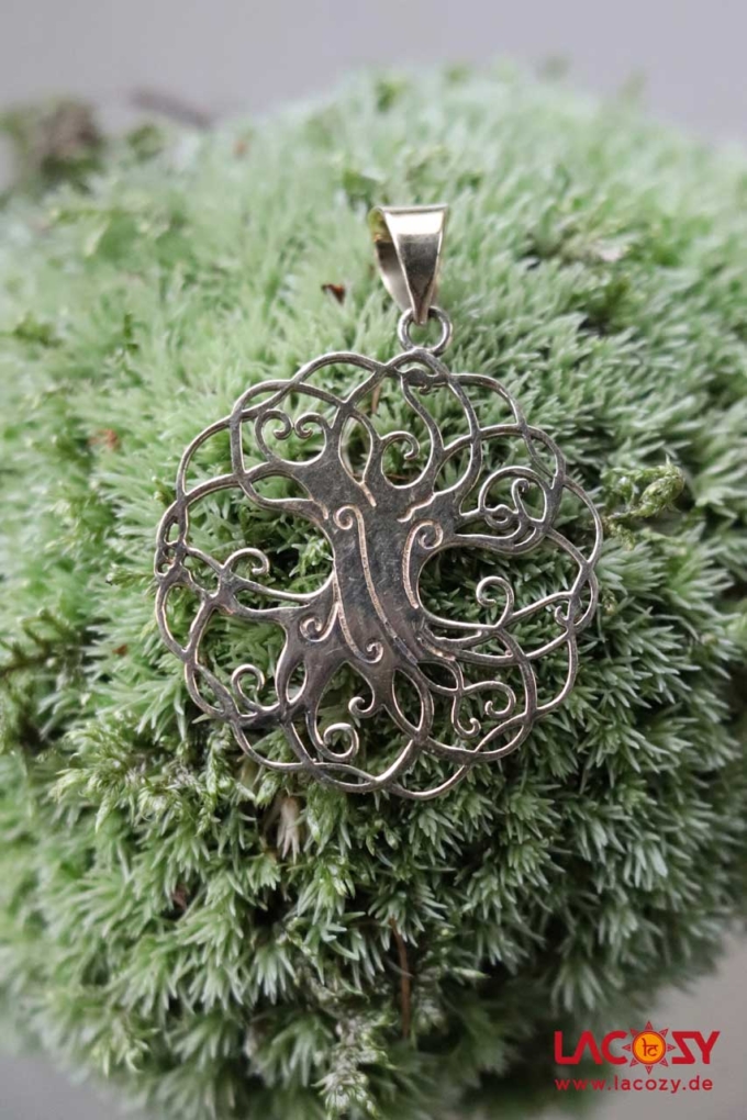 Filigraner WELTENBAUM Anhänger | Yggdrasil | Gold – Bild 2