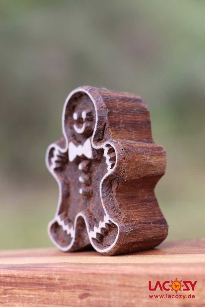 Holzstempel LEBKUCHENMANN – Bild 3