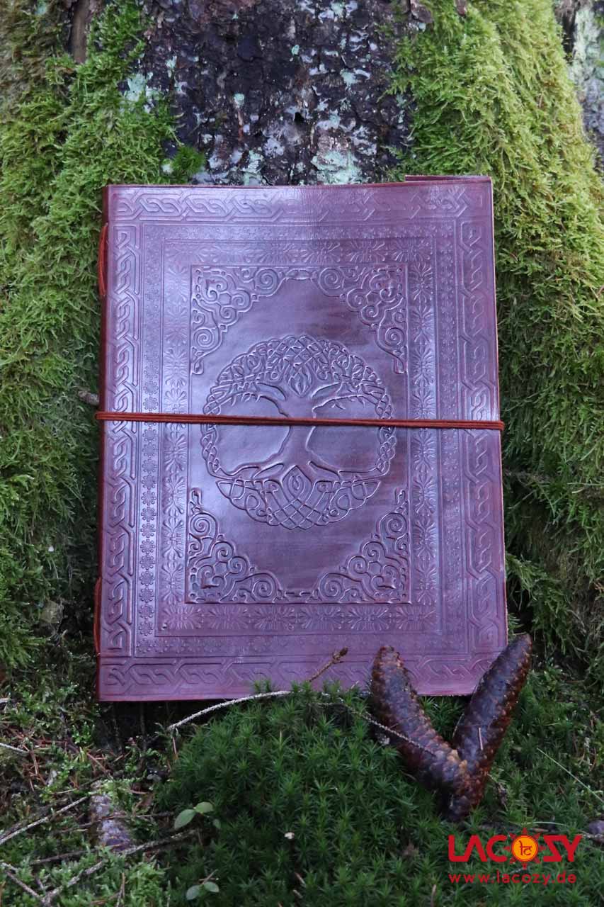 lederbuch baum des lebens 25 x 325 cm  lacozy onlineshop