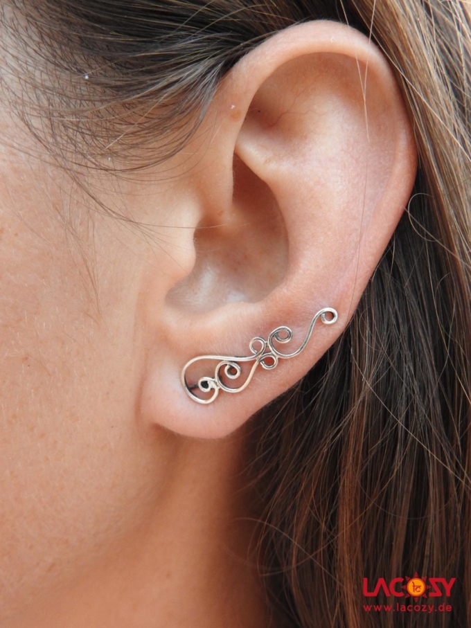 Ohrring Ohrkletterer COZY  925er Silber – Bild 5