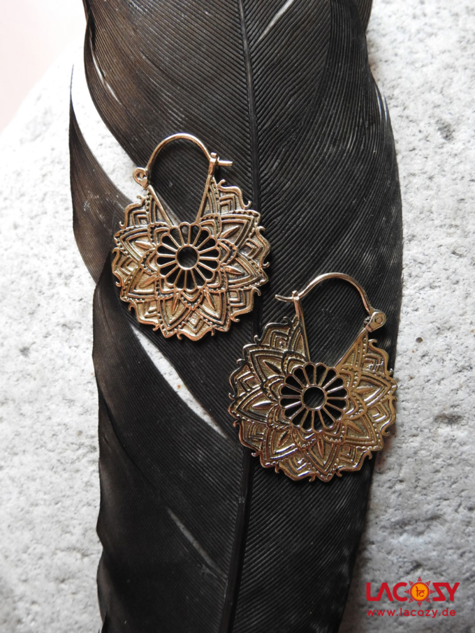 Ohrringe MANDALA | Gold – Bild 2