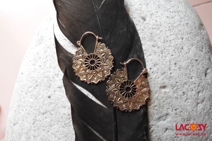 Ohrringe MANDALA | Gold – Bild 4