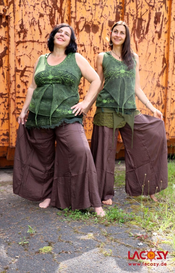 Luftig leichter Hosenrock HEAVON Damen Braun – Bild 2