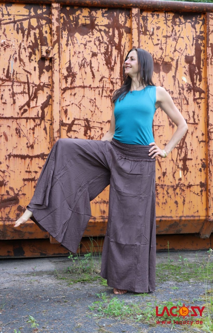 Luftig leichter Hosenrock HEAVON Damen Braun – Bild 4