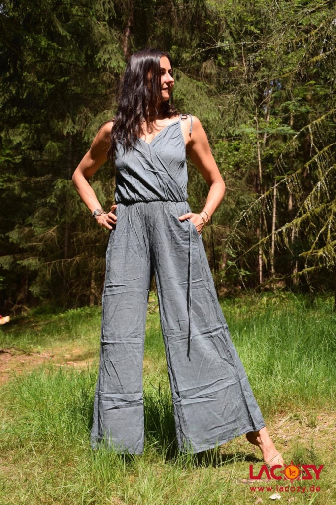 Jumpsuit ARI Damen Grau LaCozy