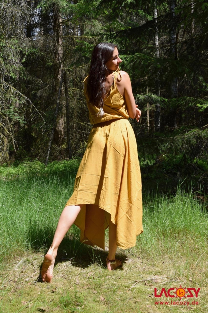 Kleid SOHO Damen Senfgelb – Bild 2