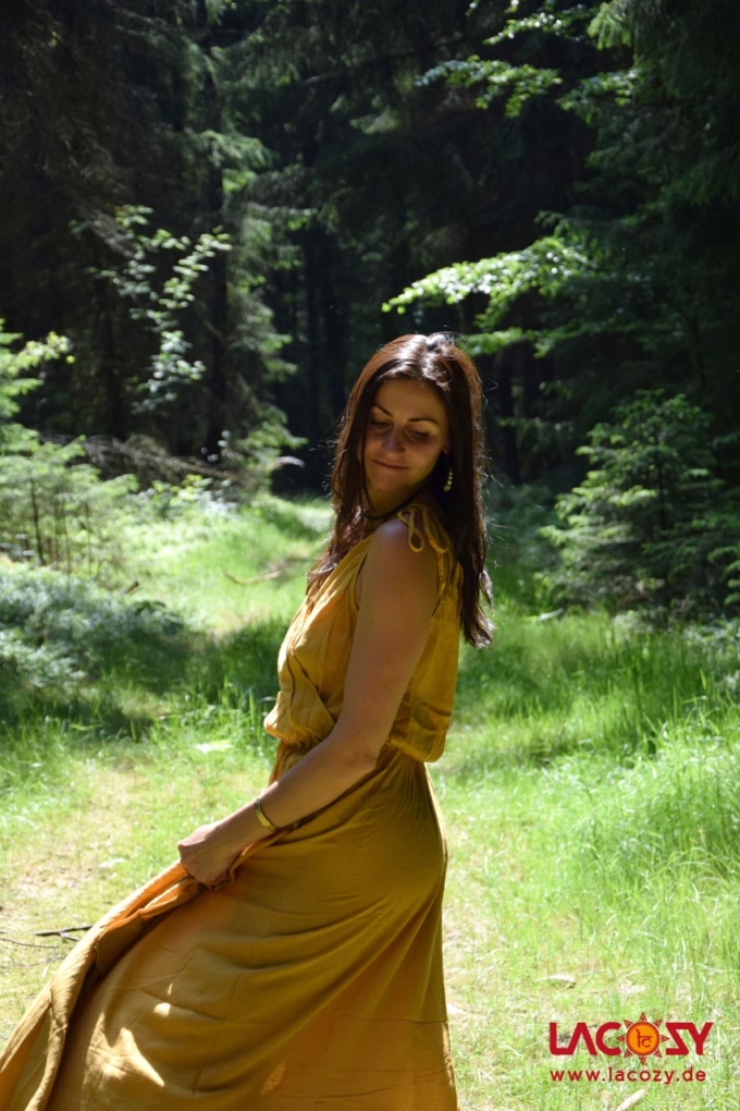 Kleid SOHO Damen Senfgelb – Bild 4