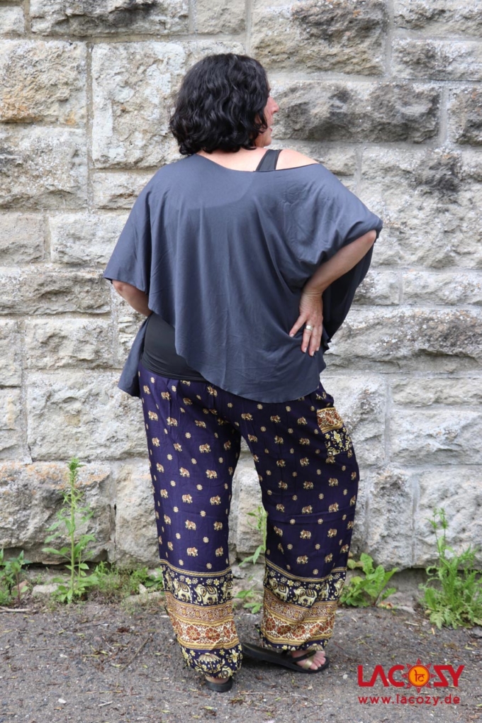 Pumphose XL ELEFANTEN Damen Dunkelblau – Bild 2