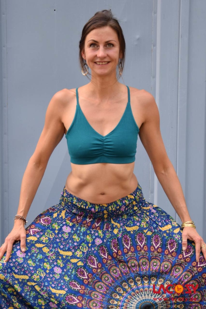 Bustier Top CHI Yoga Oberteil Türkis – Bild 2