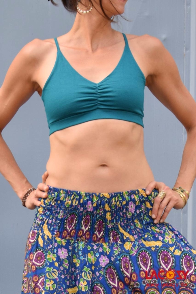 Bustier Top CHI Yoga Oberteil Türkis – Bild 3