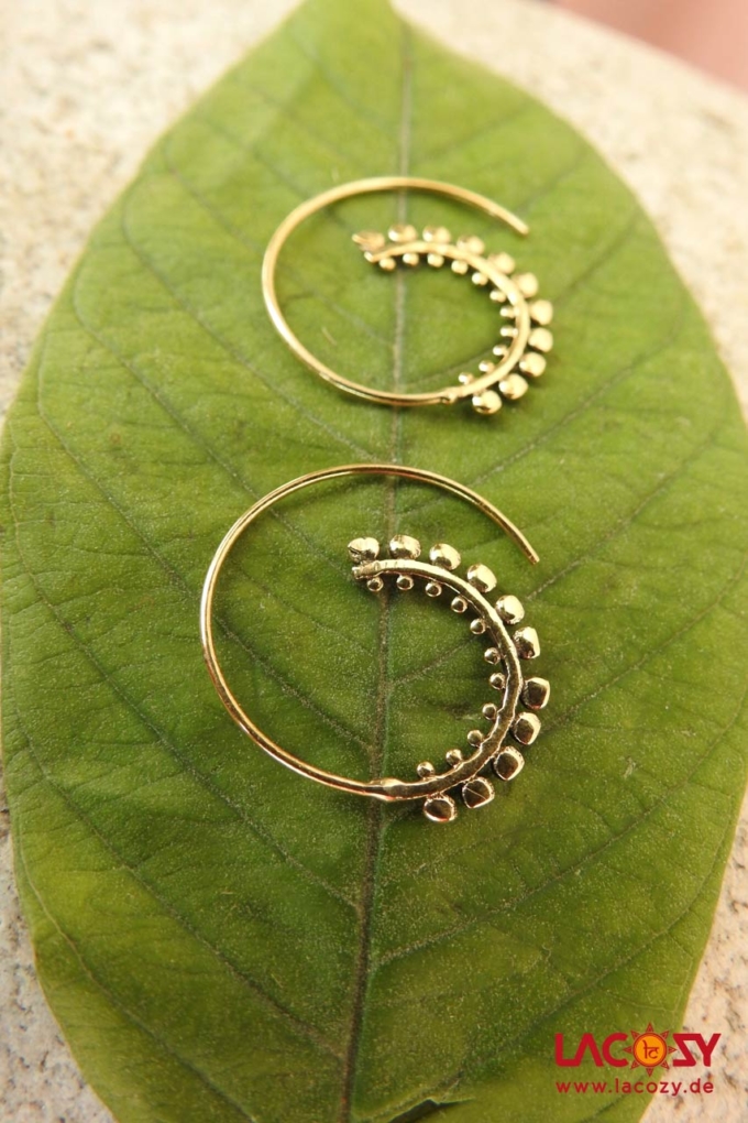 Kleine Creole DOTS | Gold – Bild 4