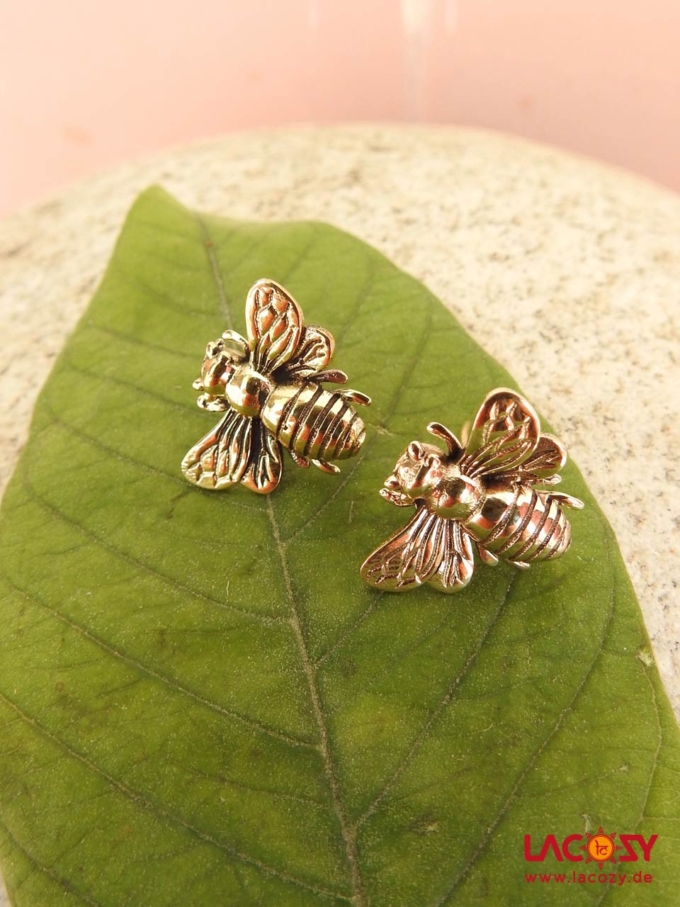 Ohrstecker HONEYBEE  Gold
