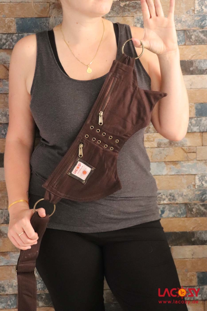 Hüfttasche UNIVERSE Unisex Braun – Bild 2