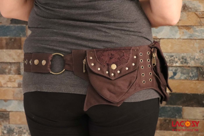 Hüfttasche UNIVERSE Unisex Braun – Bild 4