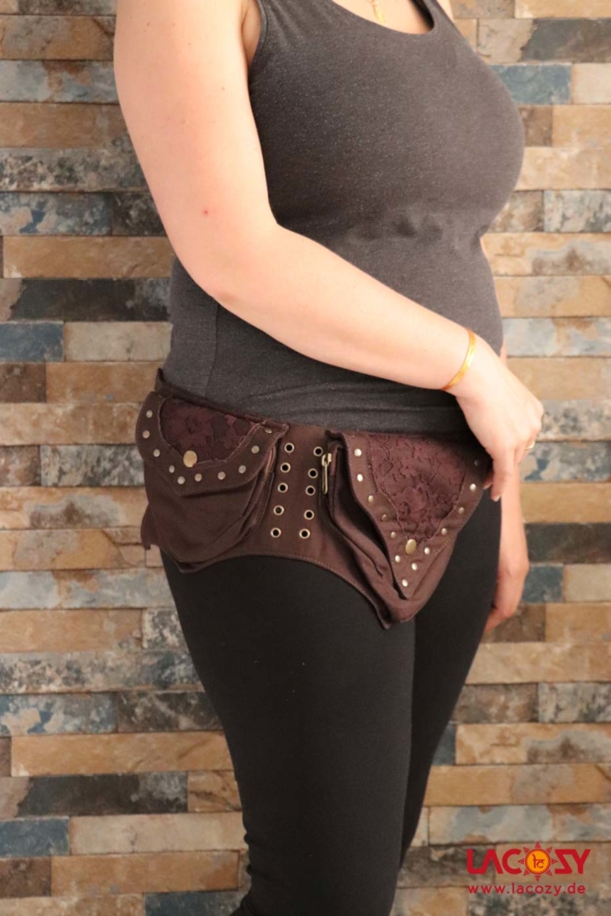 Hüfttasche UNIVERSE Unisex Braun – Bild 5