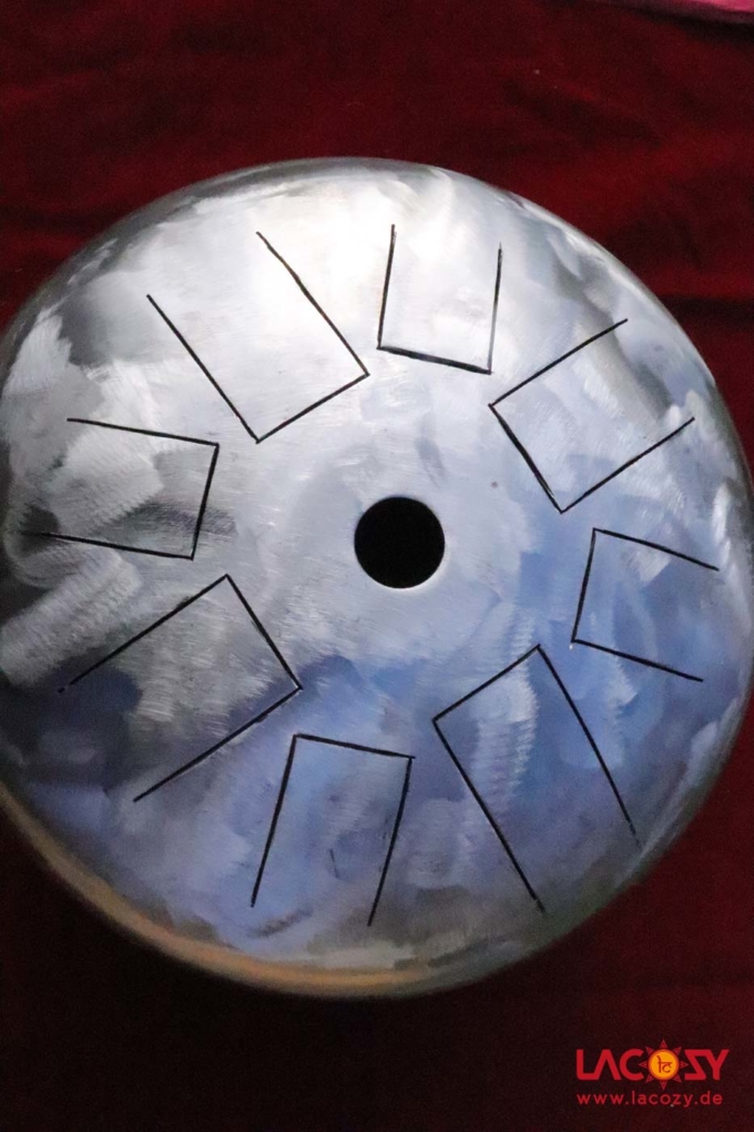 Doppelseitige Steeldrum/ Zungentrommel - Handmade - Upcycling – Bild 2