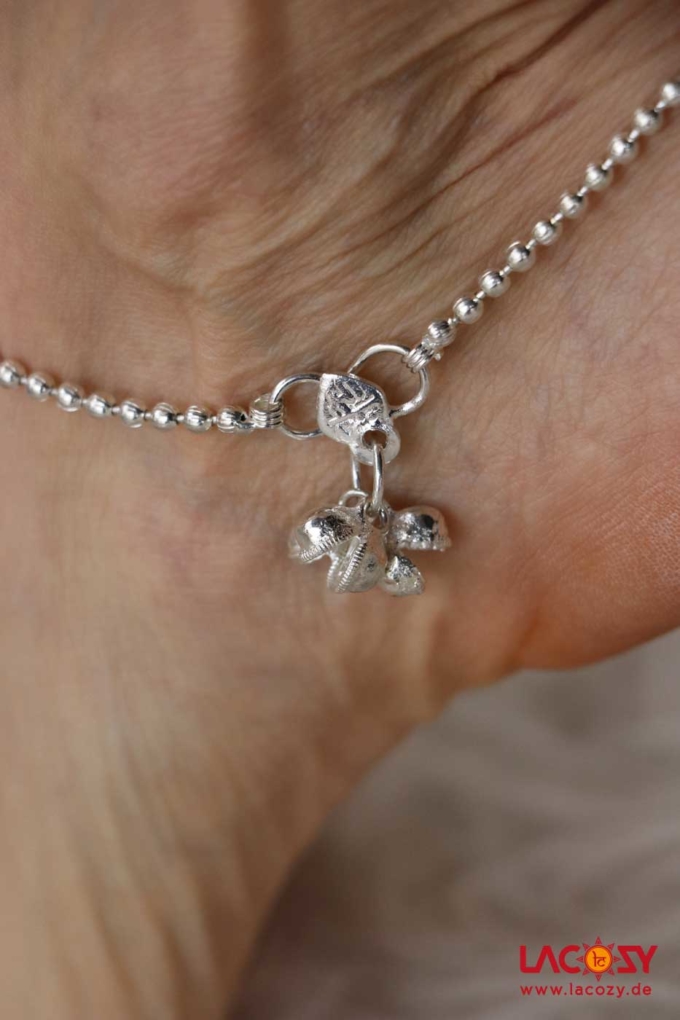 Fußkettchen MIA | Silber – Bild 3