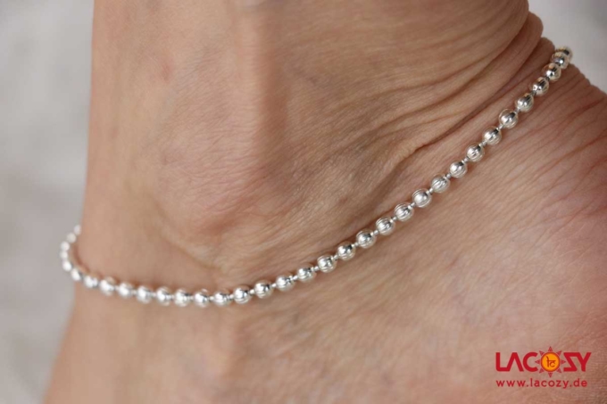 Fußkettchen MIA | Silber – Bild 4