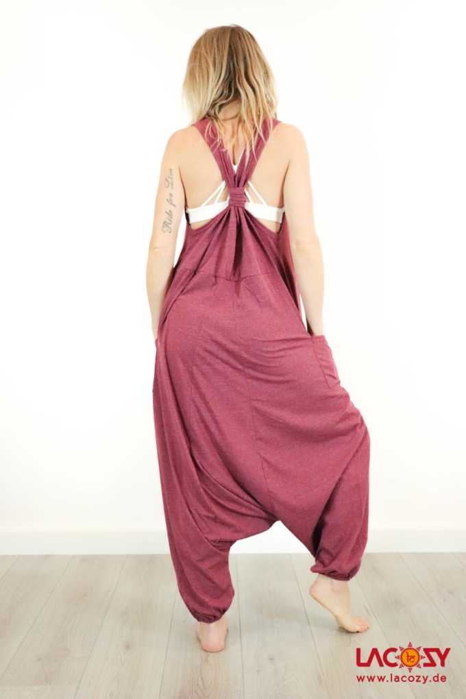 Jumpsuit AKASH Haremstyle Overall | Rot – Bild 2