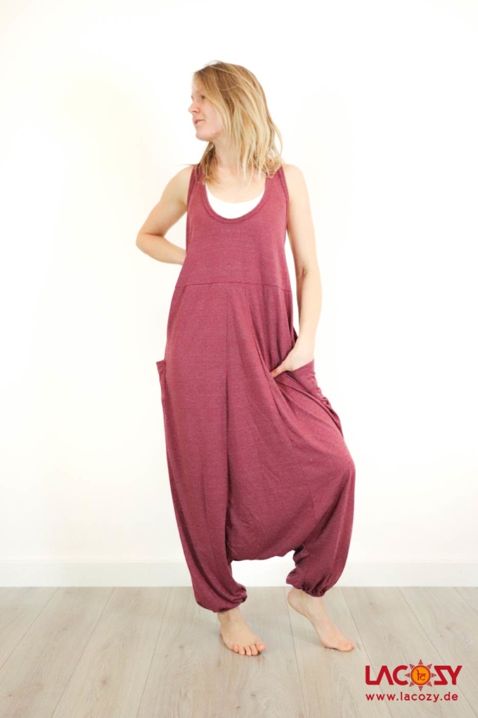 Jumpsuit AKASH Haremstyle Overall | Rot – Bild 3