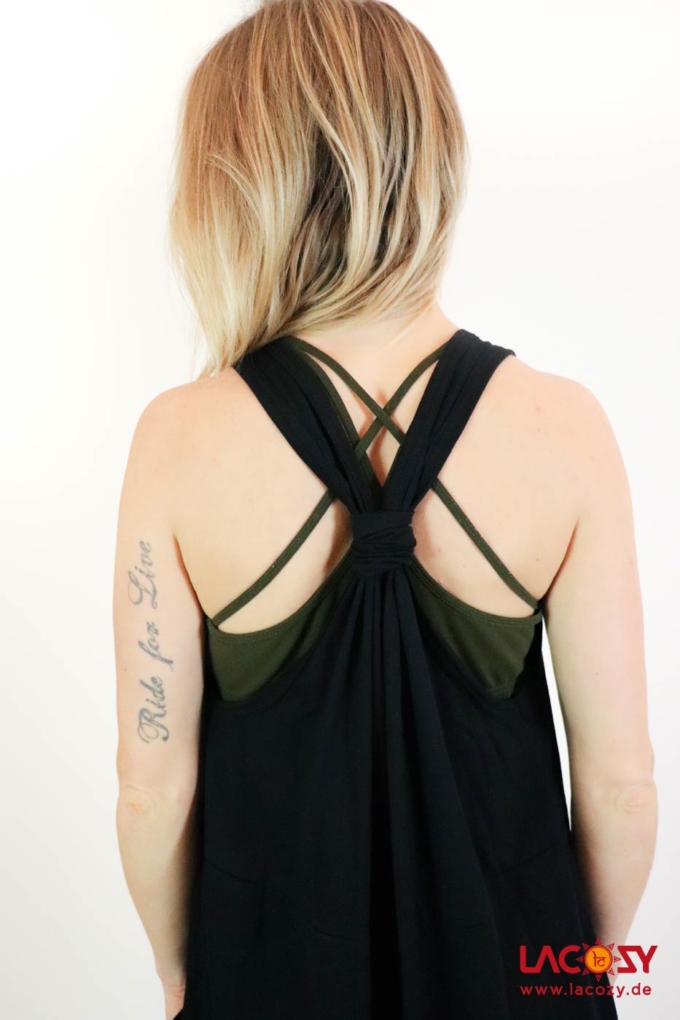 Jumpsuit AKASH Haremstyle Overall | Schwarz – Bild 5