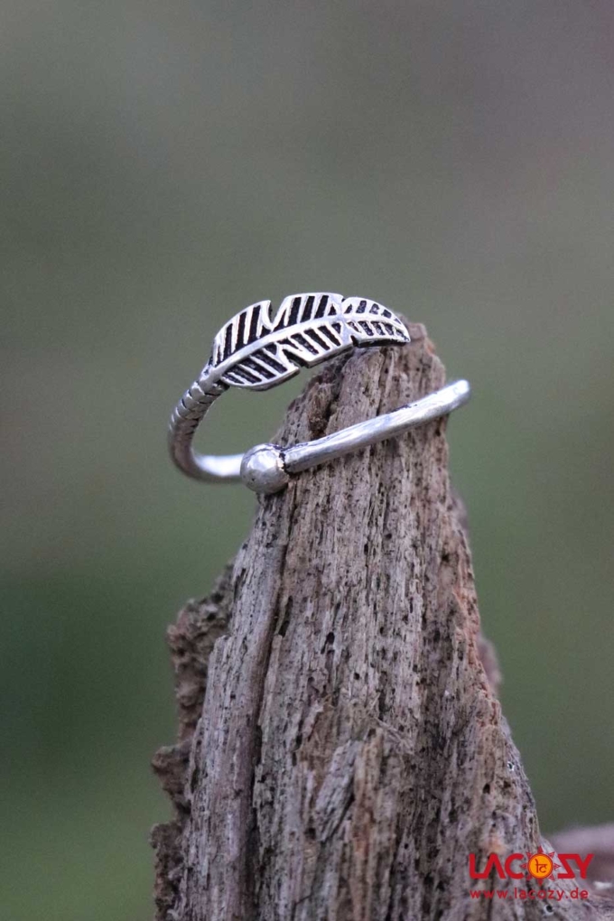 Ring FEDERLEICHT  Silber – Bild 2