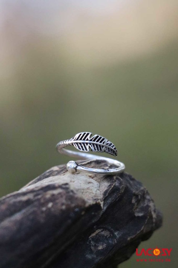 Ring FEDERLEICHT  Silber – Bild 3
