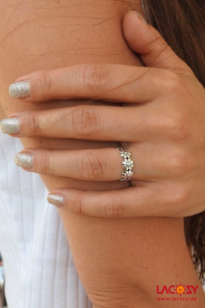 Silber Ring FREUDE
