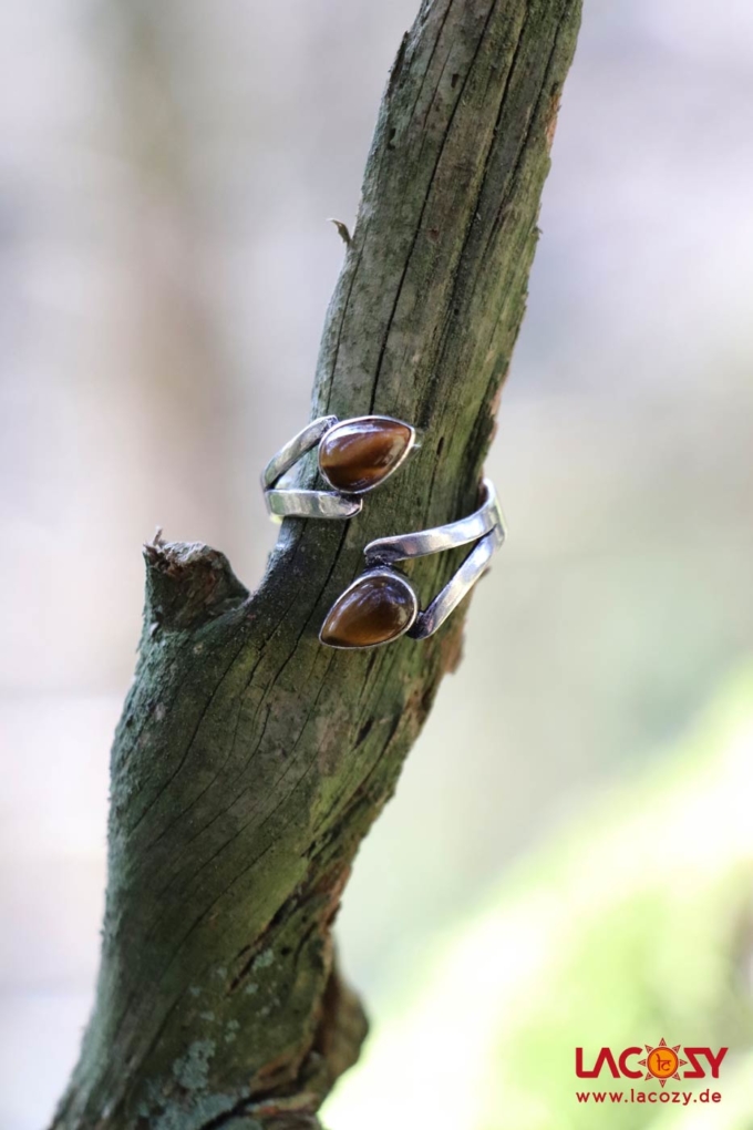 Ring ARTA mit Tigerauge  Silber |  Tigerauge – Bild 2
