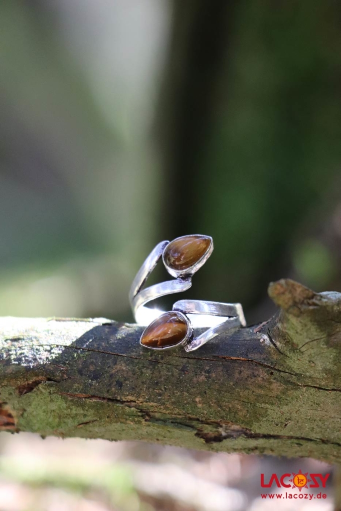 Ring ARTA mit Tigerauge  Silber |  Tigerauge – Bild 3