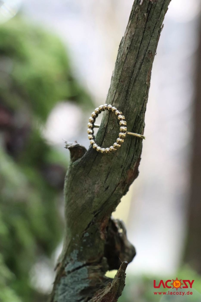 Goldener Ring CIRCLE  Gold