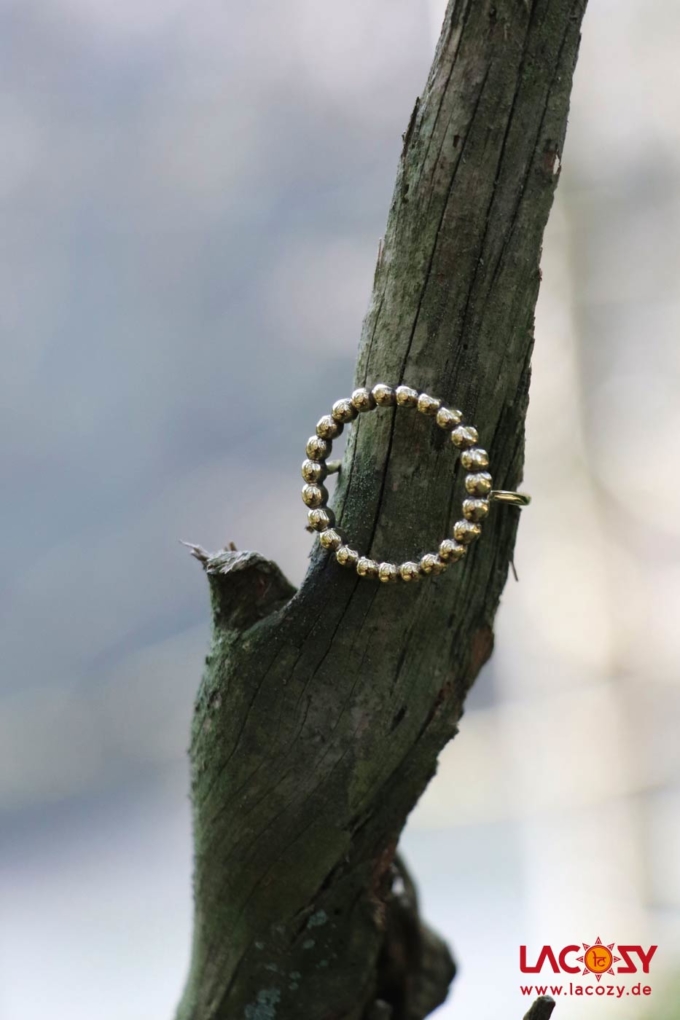 Goldener Ring CIRCLE  Gold – Bild 2