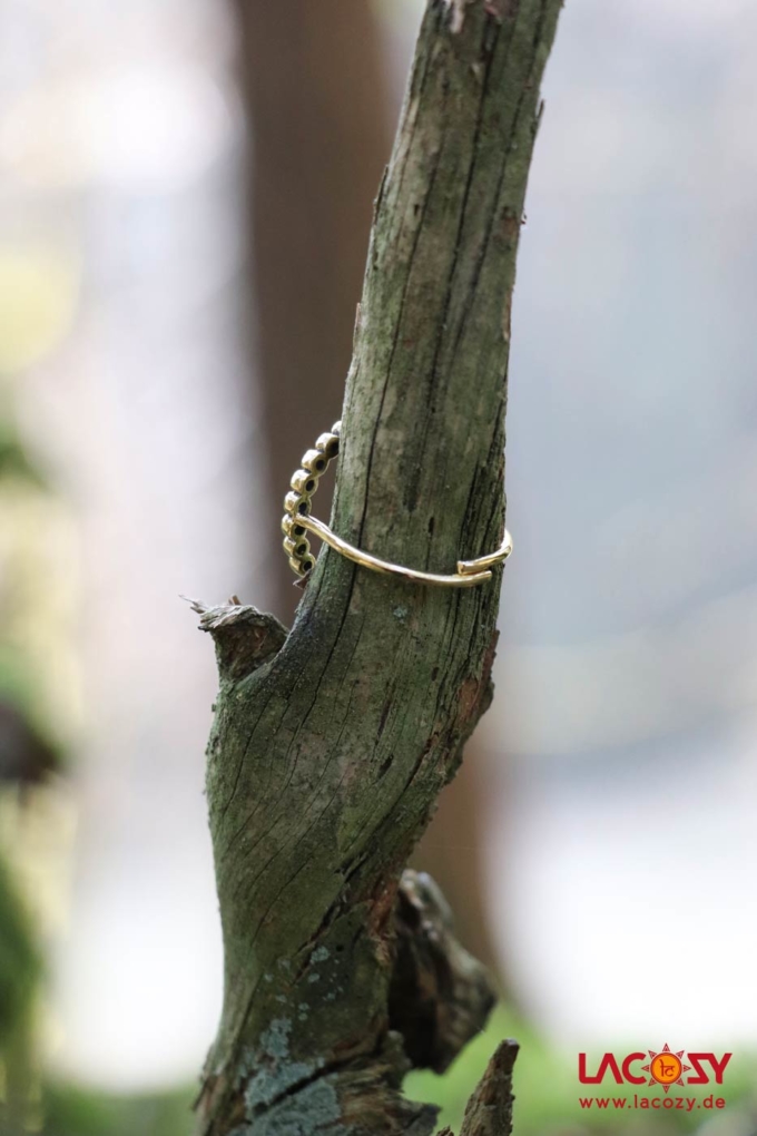 Goldener Ring CIRCLE  Gold – Bild 4